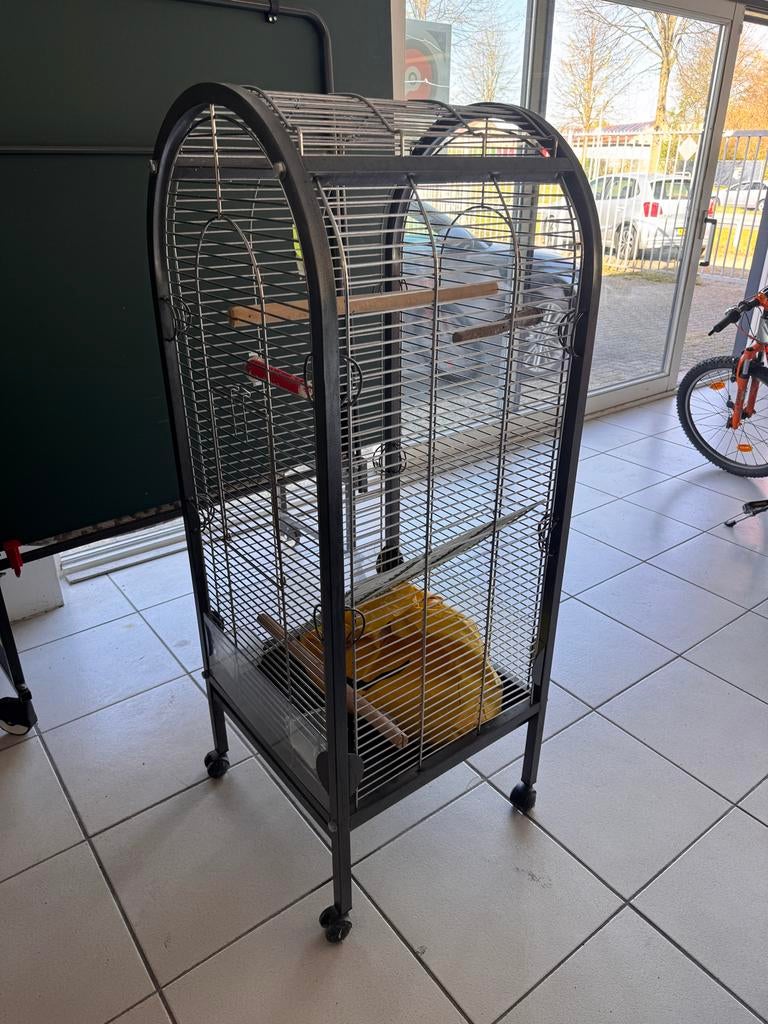 Vogelkooi goed kwaliteit, Dieren en Toebehoren, Vogels | Hokken en Kooien, Ophalen of Verzenden, Zo goed als nieuw, Metaal, Vogelkooi