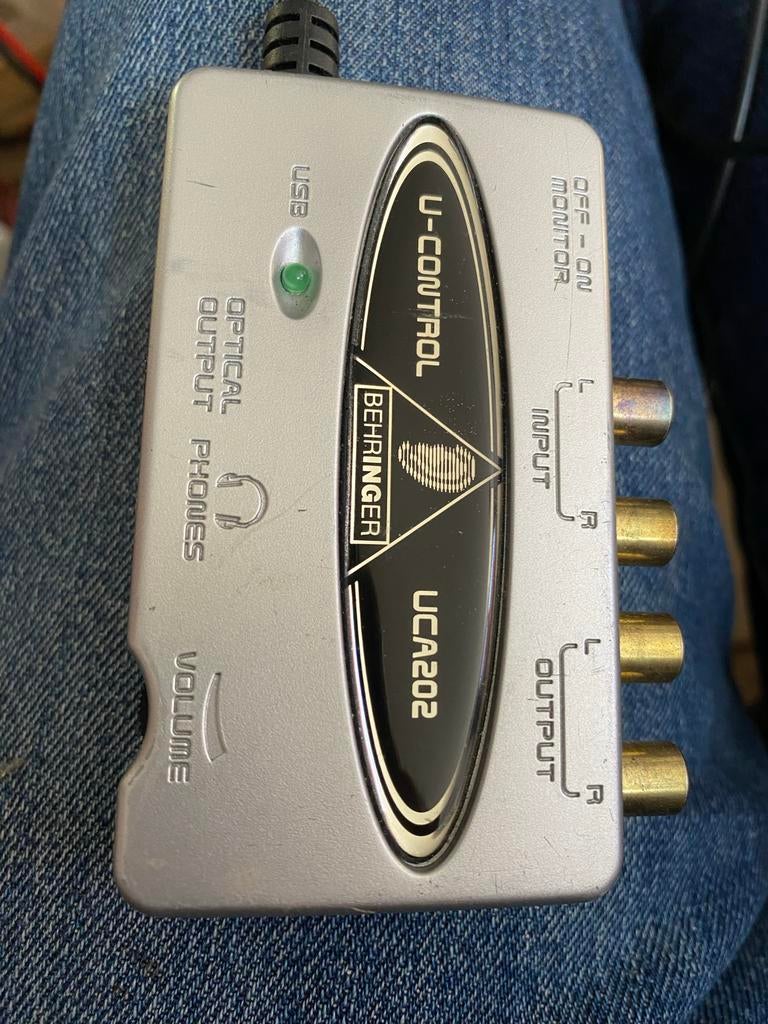 Behringer UCA202 USB Audio Interface, Ophalen of Verzenden, Gebruikt, Overige typen