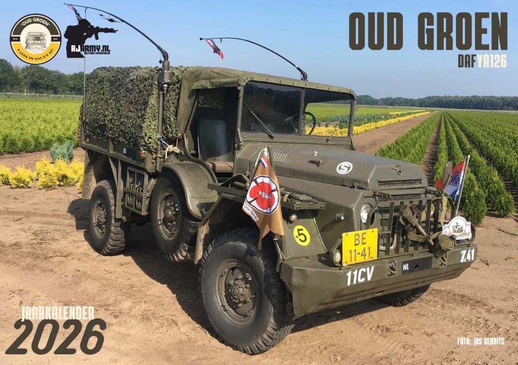 DAF YA-126 Kalender 2026 – RJarmy, Ophalen of Verzenden, Jaarkalender, Nieuw