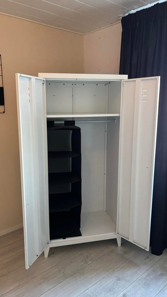 Metalen Kledingkast Locker - lichtgrijs, Ophalen, Gebruikt