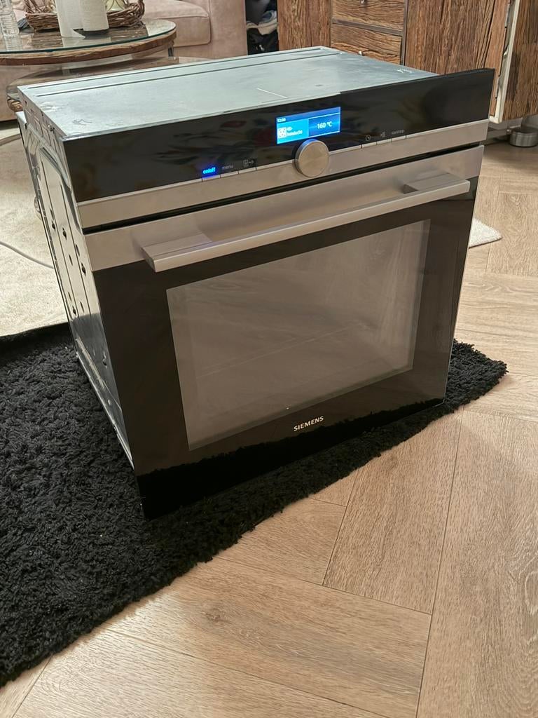 Siemens IQ700 combi oven magnetron, Ophalen of Verzenden, Zo goed als nieuw, Oven met grill, 45 tot 60 cm