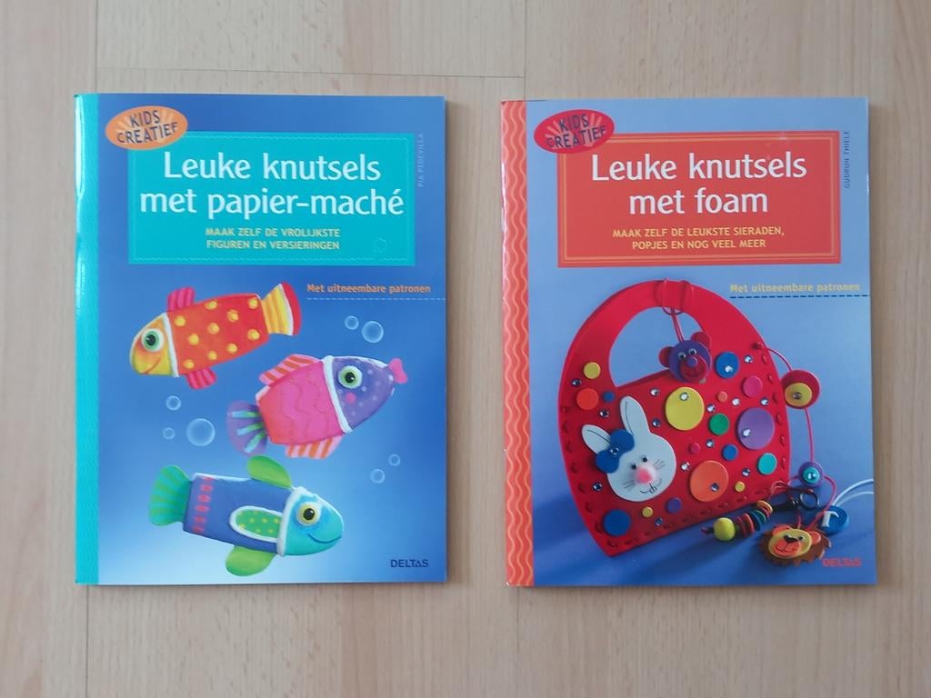Boek bundel Leuke knutsels met papier-maché en foam Deltas, Ophalen of Verzenden, Scrapbooking en Knutselen, Geschikt voor kinderen