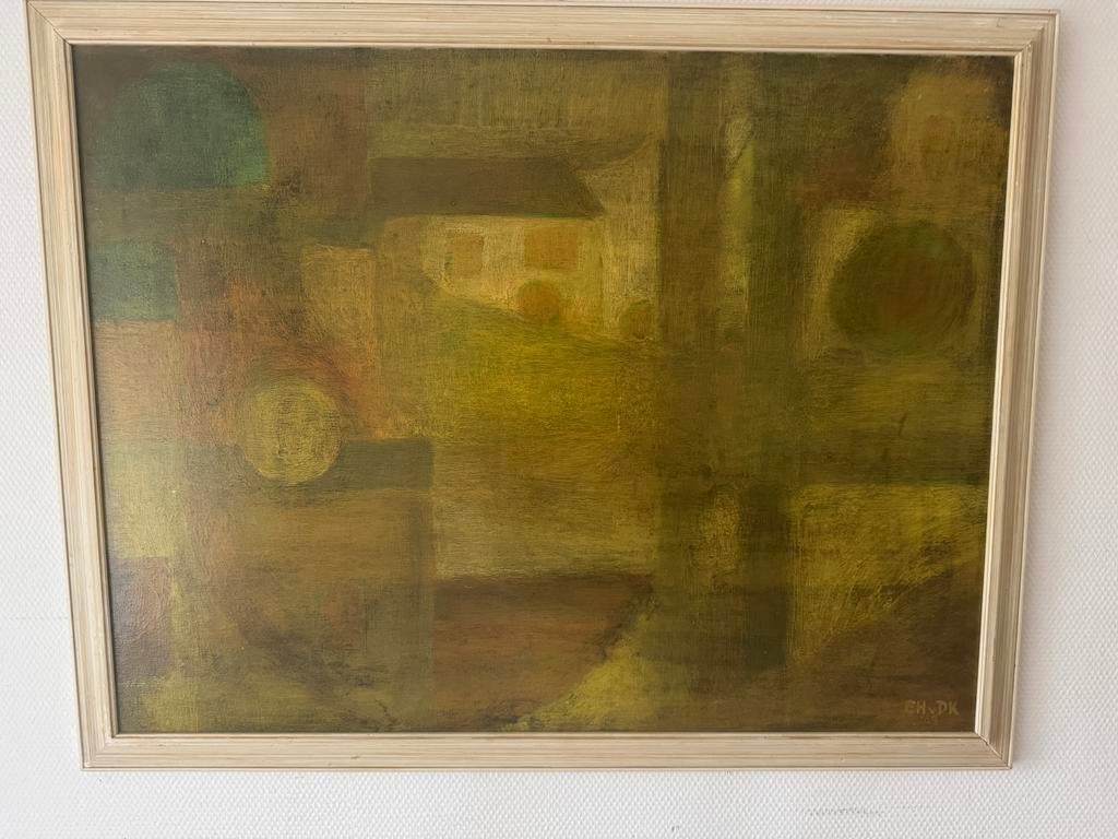 Schilderij E.H. van Dulmen Krumpelman op paneel, Ophalen