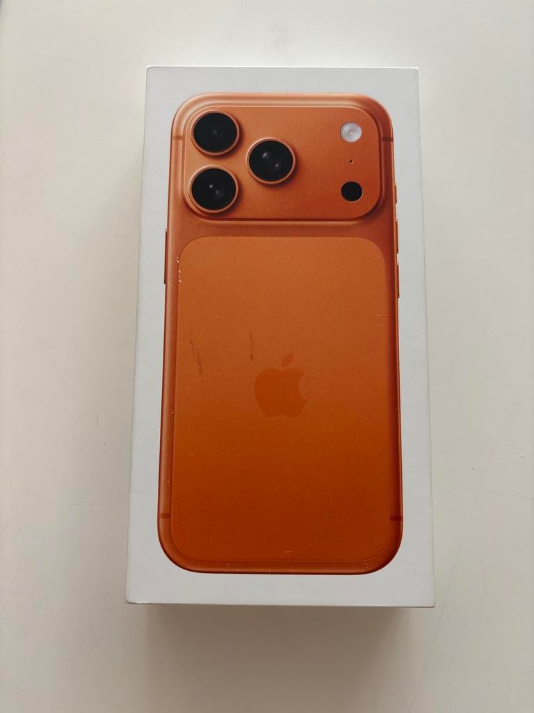 Nieuwe iPhone 17 Pro - 256GB Cosmic Orange (Ongeopend), 256 GB, Overige modellen, Zwart, Nieuw