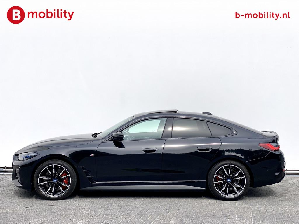 BMW i4 M50 544Pk High Executive 84 kWh Elektrisch verstelbar, Auto's, BMW, Gebruikt, Zwart, 110 €/maand, Zwart