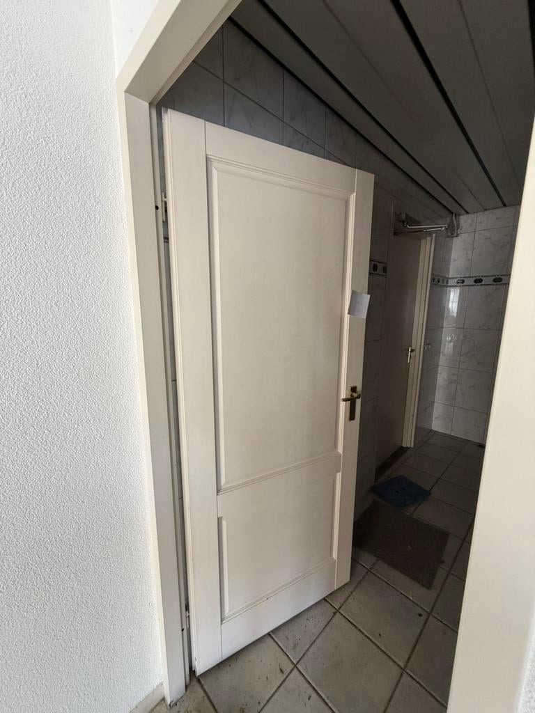 Houten binnen deuren incl kozijn, Doe-het-zelf en Verbouw, Deuren en Horren, Ophalen, Gebruikt, 80 tot 100 cm, Binnendeur