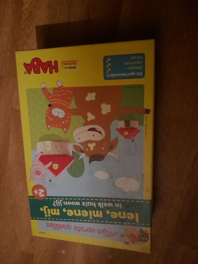 Haba spel iene miene mij, Hobby en Vrije tijd, Gezelschapsspellen | Overige, Gebruikt, Ophalen of Verzenden
