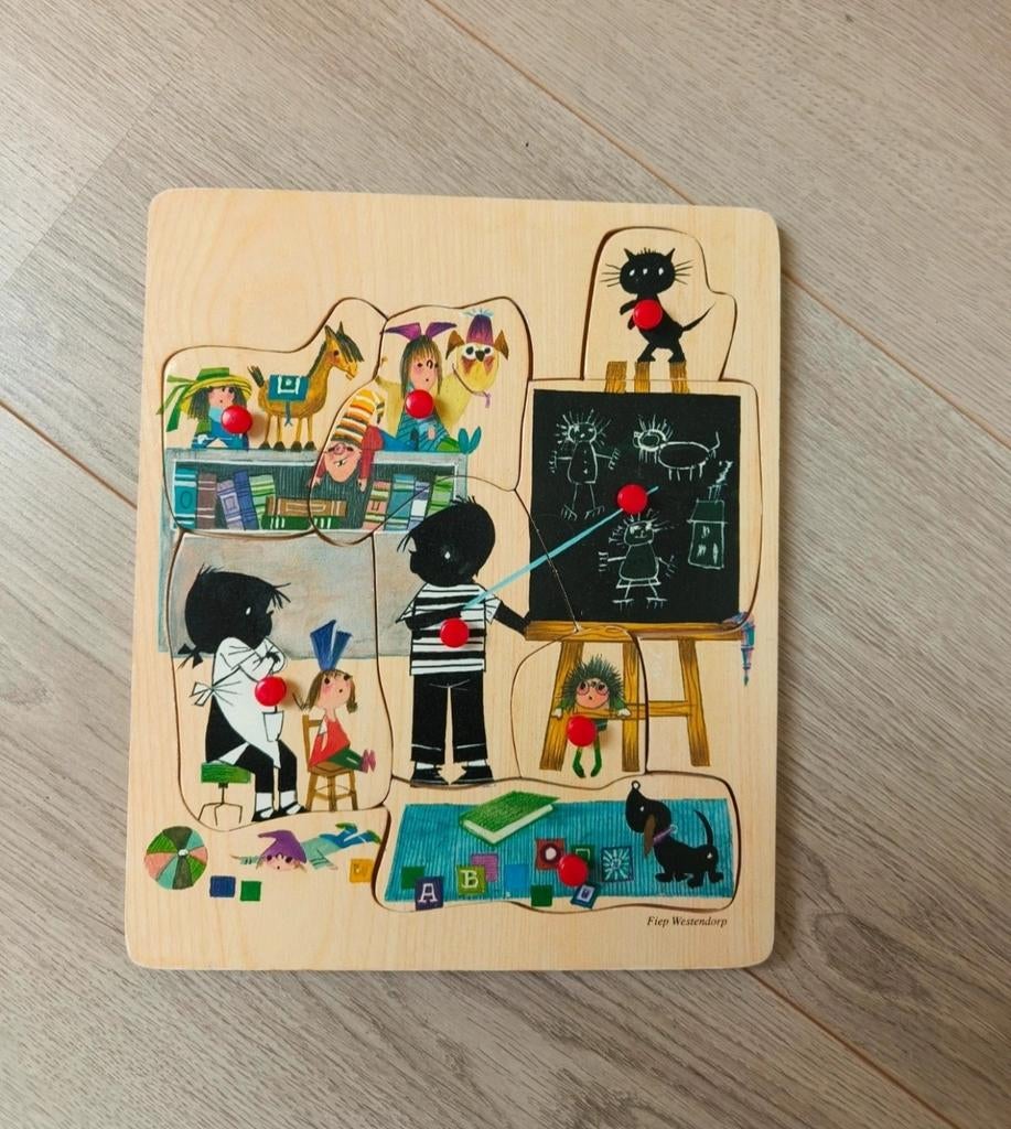 Jip en Janneke puzzel, Ophalen of Verzenden, Minder dan 10 stukjes