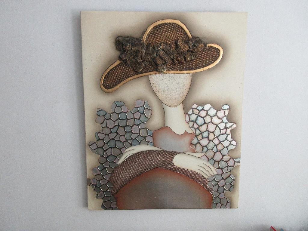 Kunstzinnig aluminium object voor aan de muur., Ophalen, Overige typen, Nieuw, 75 cm of meer