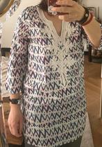 100% Zijden Tuniek Blouse "Blink Beach", Ophalen of Verzenden, Zo goed als nieuw, Wit