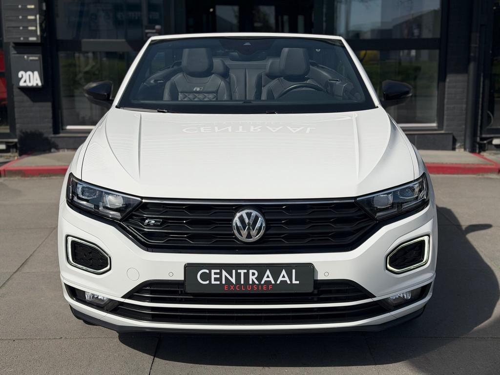 Volkswagen T-Roc Cabrio 1.5 TSI R-Line Beats|Leder|ACC|Camer, Auto's, Volkswagen, 15 km/l, 4 cilinders, Wit, Leder
