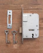 1 Gebruikt Nemef Insteek Kastslot 2 Sleutels en Sluitplaat, Ophalen, Zo goed als nieuw