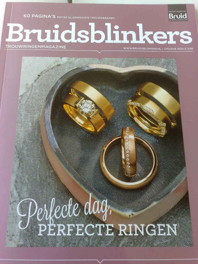Bruidsblinkers - trouwringenmagazine 2014, Verzenden, Zo goed als nieuw, Overige typen