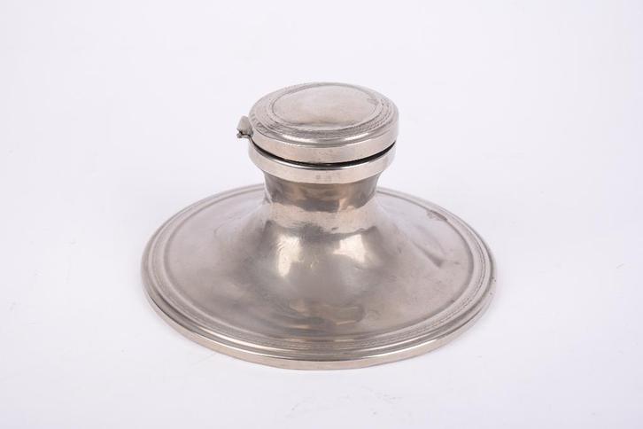Inktpot – silverplate, Antiek en Kunst, Antiek | Goud en Zilver, Ophalen of Verzenden