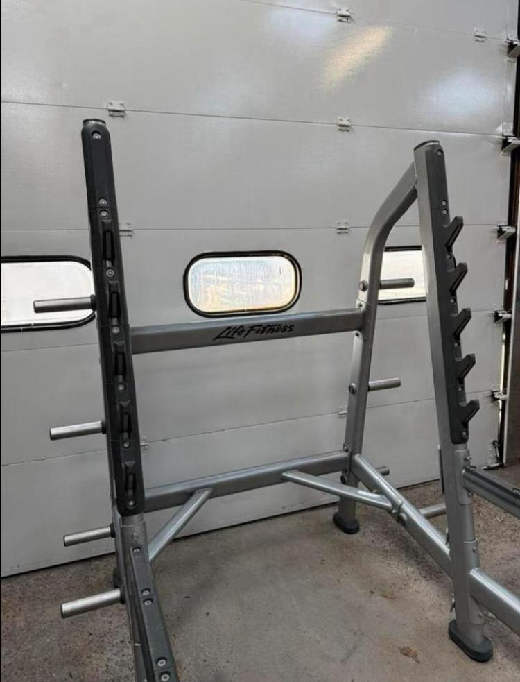 Life Fitness squatrek / Multi rek / Signature series, Ophalen, Benen, Gebruikt, -