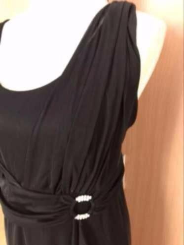 M.I.M. Jurk maat XL, Kleding | Dames, Grote Maten, Ophalen of Verzenden, Zo goed als nieuw, Zwart, Jurk