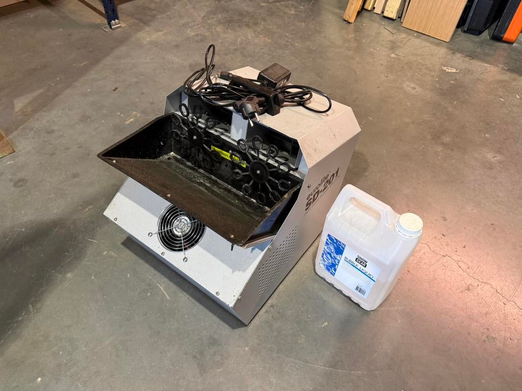 Bellen blaas machine eurolite sd-201, Ophalen of Verzenden, Zo goed als nieuw