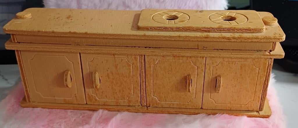 Poppenhuis onbewerkt keukenblokje, Ophalen of Verzenden, Poppenhuis