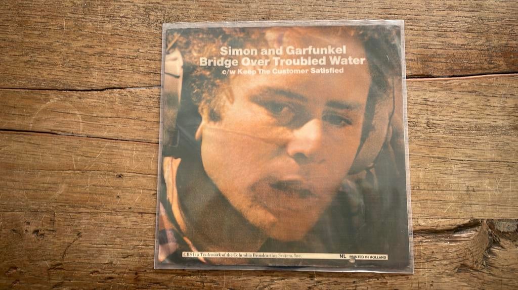 Simon & Garfunkel - Bridge over troubled water, Cd's en Dvd's, Vinyl Singles, 7 inch, Single, Ophalen of Verzenden, Zo goed als nieuw