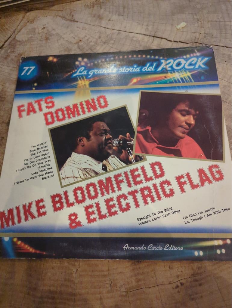 Fats Domino Mike Bloomfield & Electric Flag LP, Ophalen of Verzenden, Gebruikt, 12 inch, Poprock