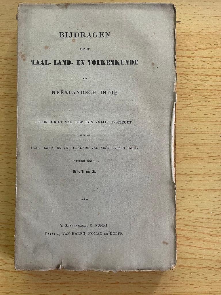 Bijdragen tot de Taal-, Land- en Volkenkunde van Ned-Indië 4, Verzenden, Gelezen, Diverse auteurs