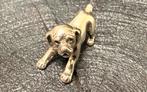Zilveren Miniatuur Spelende Hond - Zeer Gedetailleerd, Antiek en Kunst, Ophalen of Verzenden, Zilver