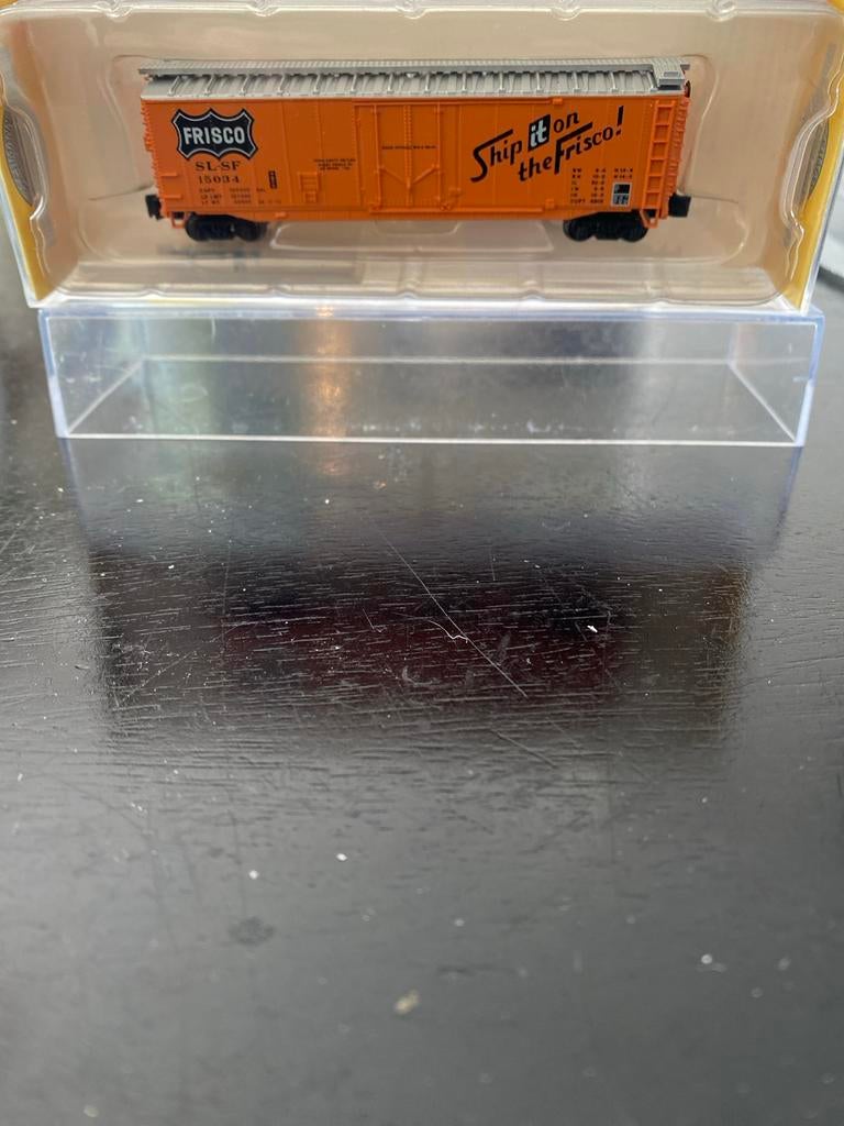 Bachmann 'N' 50' Plug-Door Box Car (FRISCO), Overige merken, Gelijkstroom of Wisselstroom, Ophalen of Verzenden, Nieuw