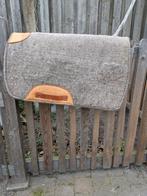 Leder zadeldek grijs, Dieren en Toebehoren, Ophalen, Gebruikt, Dekje