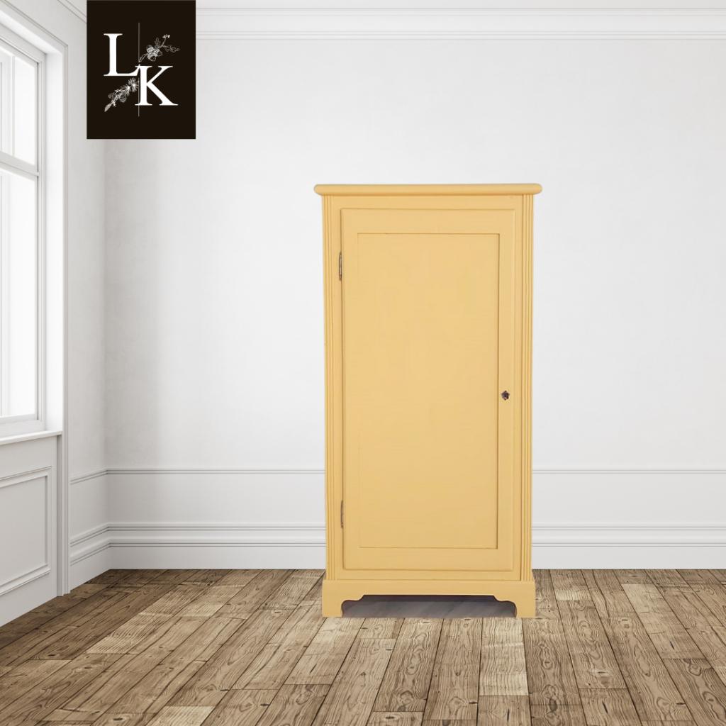 Landelijke klassieke kast, eendeurskast, legkast, linnenkast
