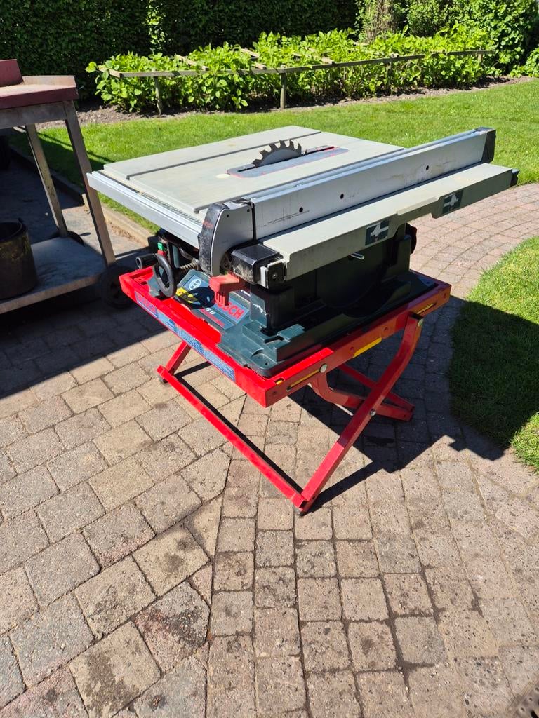 Bosch GTS 10 tafelzaag incl onderstel, Ophalen, Zo goed als nieuw
