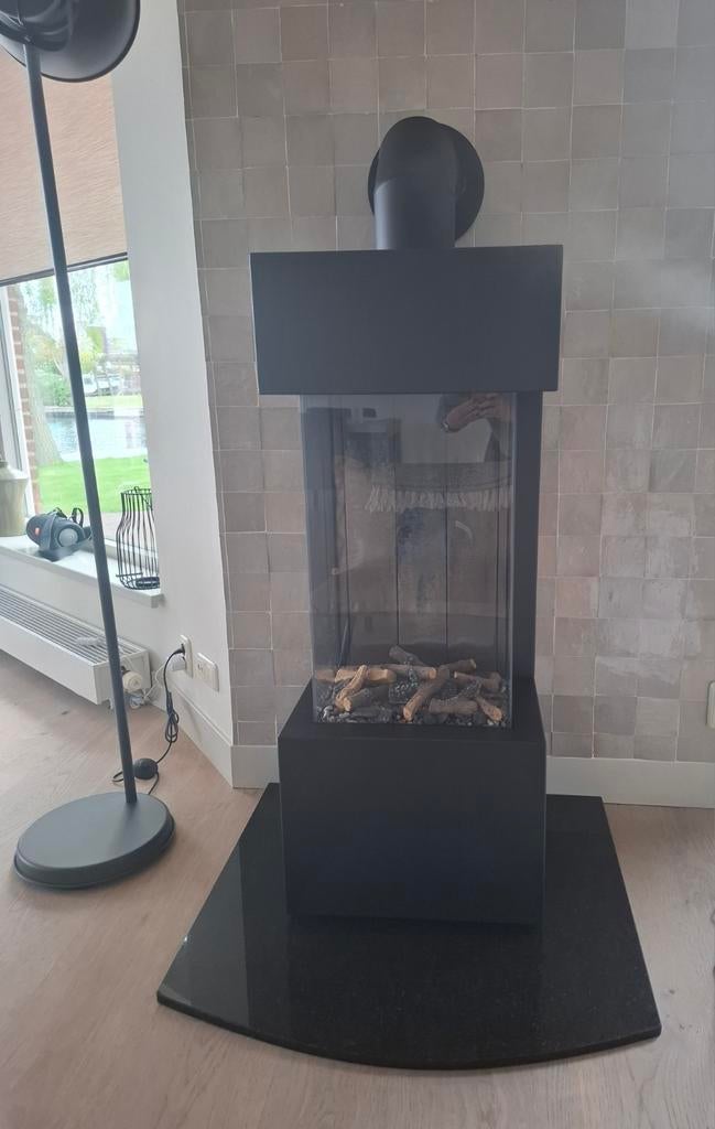 Gashaard met afstandsbediening, Ophalen, Gebruikt, Vrijstaande haard, Gashaard