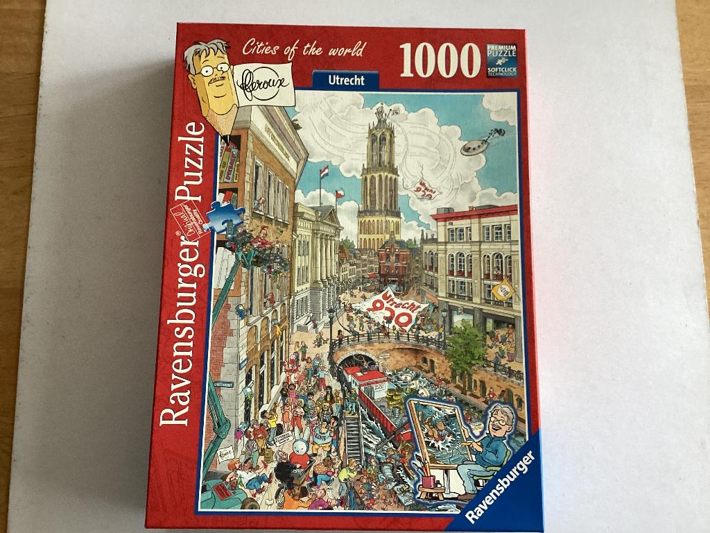 Legpuzzel : Cities of the world , Utrecht, Ophalen, 500 t/m 1500 stukjes, Gebruikt, Legpuzzel
