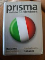 Prisma miniwoordenboek Italiaans, Boeken, Overige uitgevers, Ophalen of Verzenden, Zo goed als nieuw, Italiaans