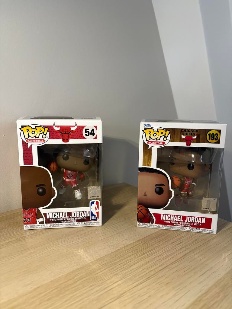 Funko Pop Michael Jordan NBA Chicago Bulls (2 stuks), Ophalen of Verzenden, Nieuw