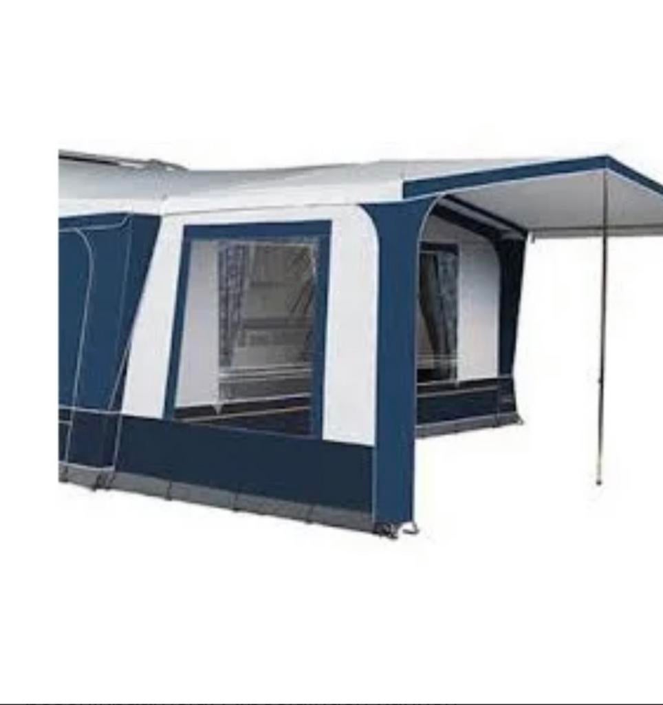 2x Dorema Palma voortent zijwand - Blauw (links en rechts), Ophalen of Verzenden, Zo goed als nieuw, Dorema