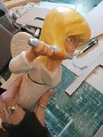 Vintage Aardewerk Engel met Fluit - Decoratief Beeldje, Ophalen of Verzenden