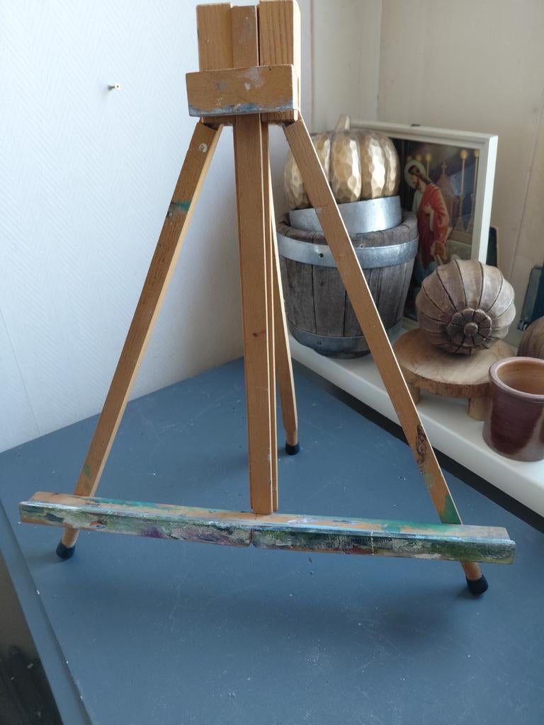 Vintage Talens inklapbare schildersezel, Ophalen