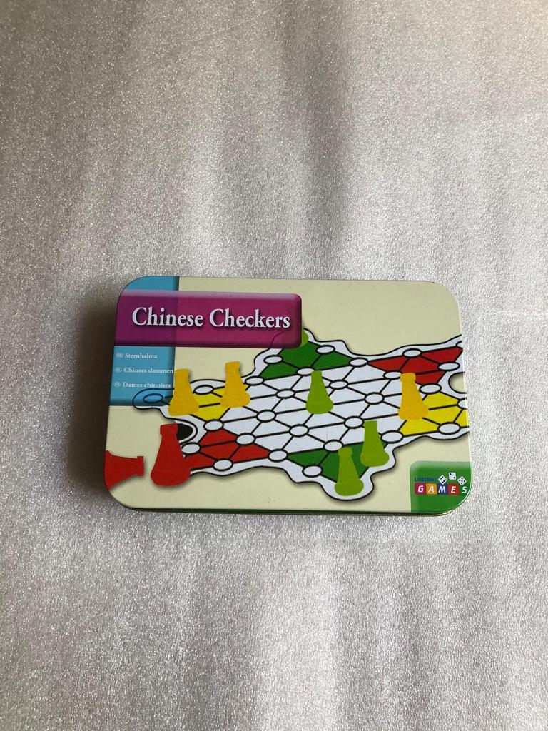 Chinese checker in blik - lifetime games, Hobby en Vrije tijd, Gezelschapsspellen | Bordspellen, Ophalen of Verzenden, Zo goed als nieuw