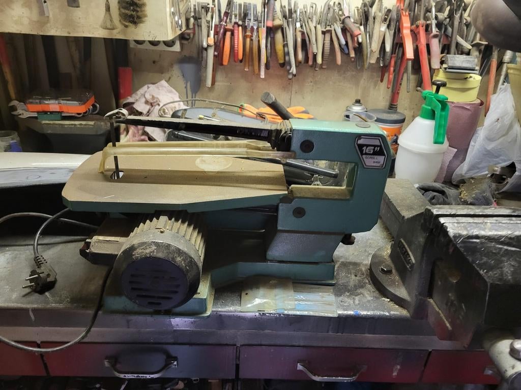 Figuurzagen.achine, Doe-het-zelf en Verbouw, Draaibanken, Ophalen of Verzenden, Metaaldraaibank