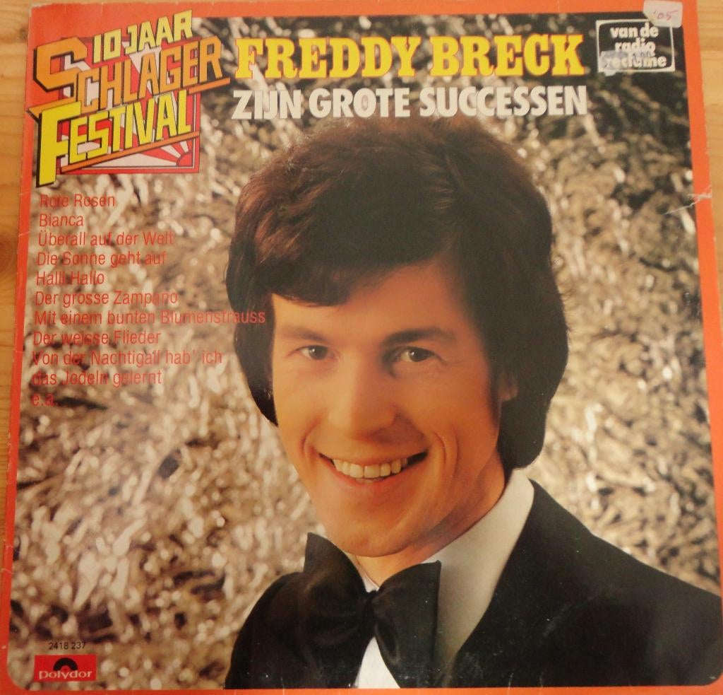 Freddy Breck-zijn grootste successen (LP), Cd's en Dvd's, Vinyl | Overige Vinyl, Ophalen of Verzenden, Gebruikt, 12 inch