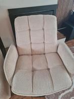 Fauteuil draadmodel in teddy stof - Comfortabel & Stijlvol, Gebruikt, 75 tot 100 cm, Ophalen of Verzenden, Stof