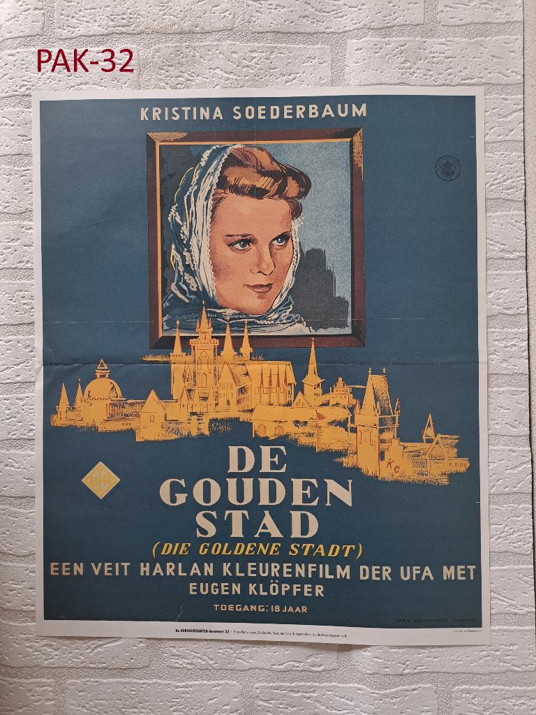 Pak-32 De gouden stad (42x51cm) + 3 kranten, Verzamelen, Militaria | Tweede Wereldoorlog, Boek of Tijdschrift, Nederland, Ophalen of Verzenden