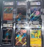 Pokémon slabs BCTC PSA 9-10 mix. Charizard ex, Pikachu, etc., Ophalen of Verzenden, Zo goed als nieuw, Overige typen, Foil