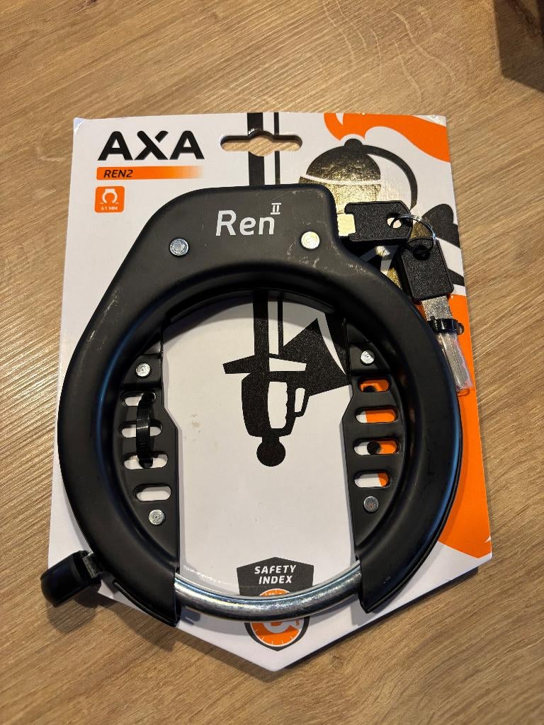 Fietsslot AXA Ren2, Ophalen, Nieuw, Ringslot