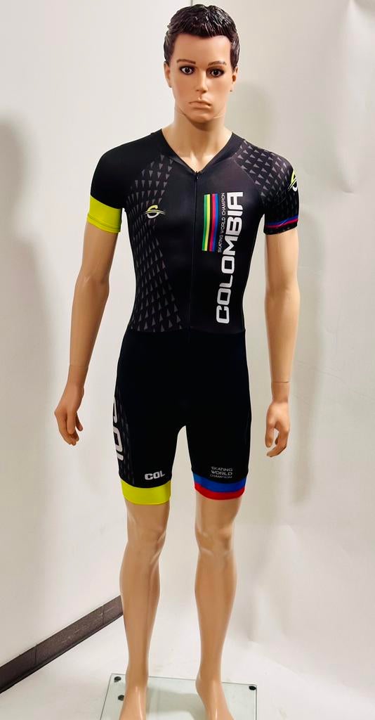Skeelerkleding skeelerpak snelpak speedsuit maat 16 jr, Sport en Fitness, Ophalen of Verzenden, Zo goed als nieuw, Bescherming