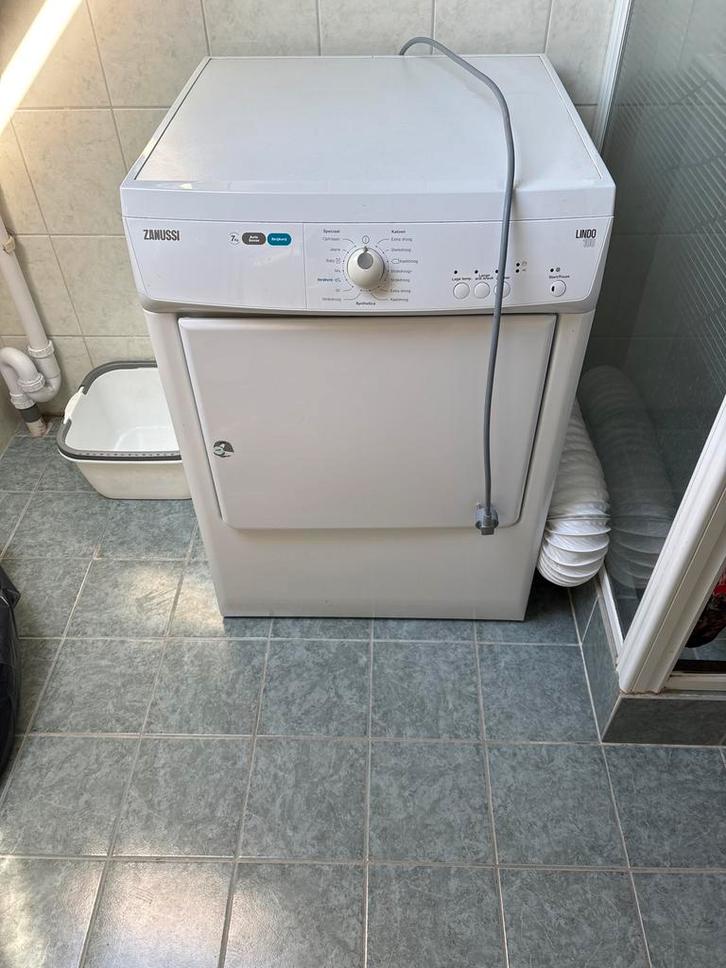 Zanussi Wasdroger Lindo 100 - 7kg Luchtafvoer, Witgoed en Apparatuur, Wasdrogers, Gebruikt, Luchtafvoer, Voorlader, 6 tot 8 kg