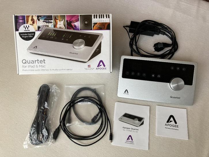 Apogee Quartet - USB Audio Interface, Audio, Tv en Foto, Professionele Audio-, Tv- en Video-apparatuur, Gebruikt, Audio, Ophalen of Verzenden
