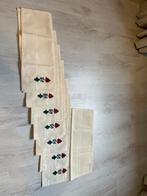 Set van 7 traditioneel "Boerenbont" bloemmotief., Ophalen of Verzenden, Zo goed als nieuw, Beige, Placemat