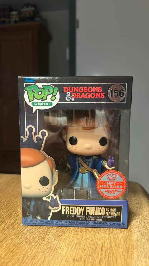 Funko pop! Dungeons & Dragons NFT Freddy funko High Elf, Ophalen of Verzenden, Zo goed als nieuw