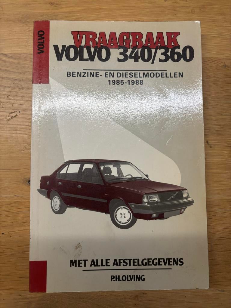 Vraagbaak Volvo 340/360 Benzine- en Dieselmodellen 1985-1988, Ophalen of Verzenden, Gelezen, Volvo